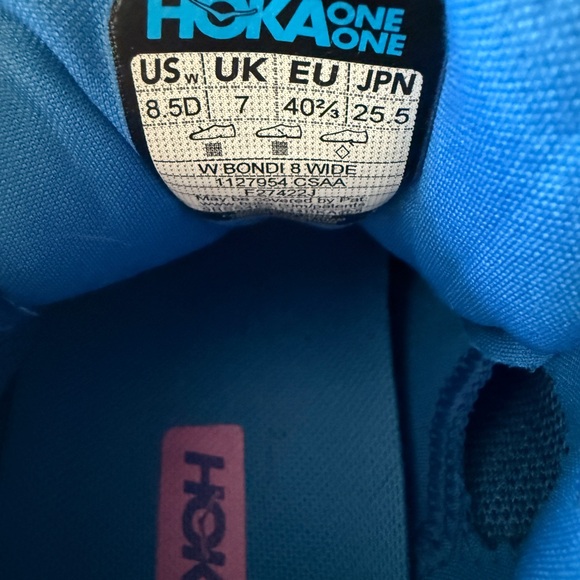 Hoka Bondi 8, Size 8.5 Wide - Picture 8 of 8